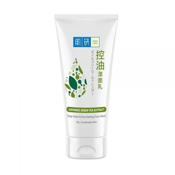 Крем-пенка для умывания HADA LABO для глубокого очищения пор с зеленым чаем 100 мл