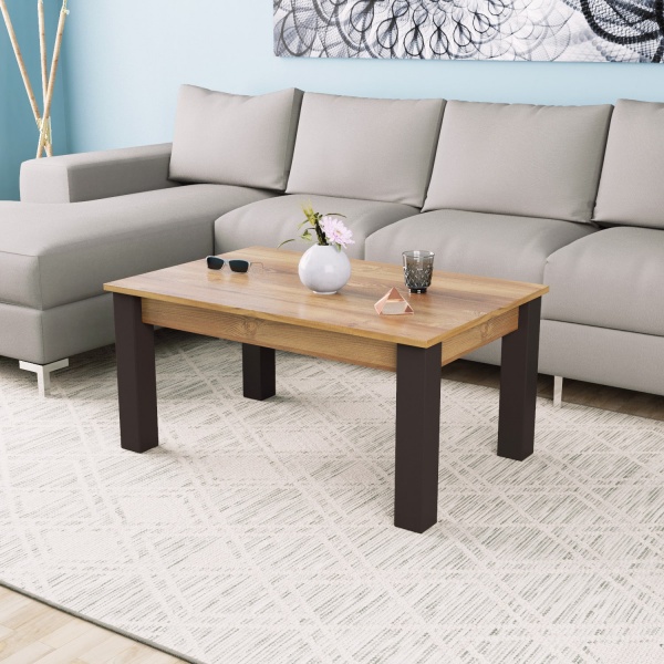 Стол журнальный B-Jet фаервуд/венге 902x596x421мм Art in Head 