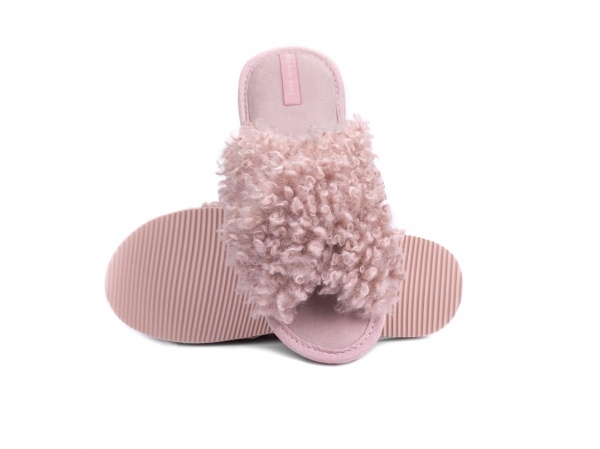 Капці домашні Twins HS-LUX хутряні р.38-39 рожевий Lari 