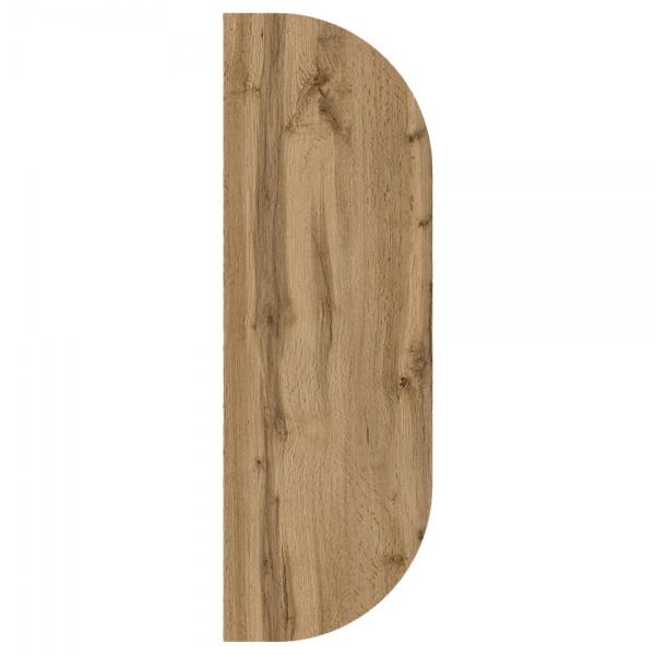 Полиця DC радіусна R 800x16x250 мм дуб тахо 