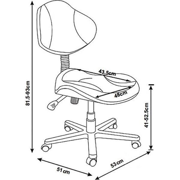 Кресло FunDesk LST3 Blue/Grey синий 