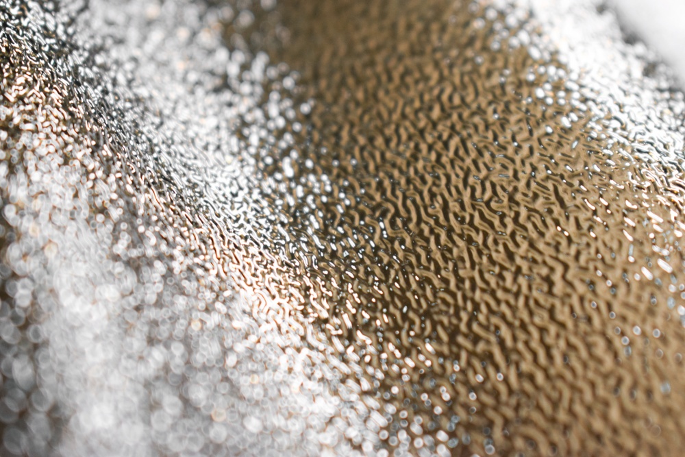 Гофрований монолітний полікарбонат TOMO Plex 1,1x1045x2000 мм хвиля текстурований бронзовий