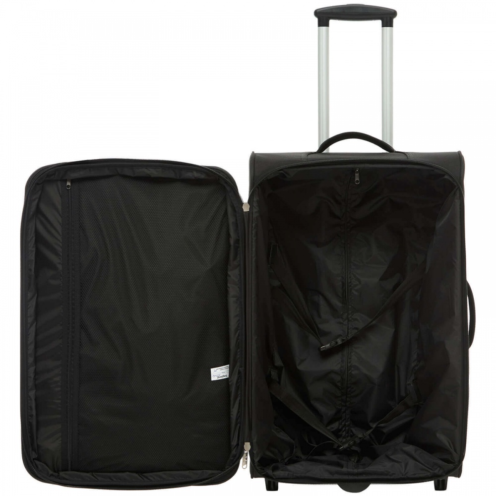 Валіза Bagland Леон L 70 л чорний