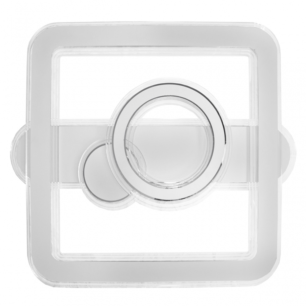 Світильник стельовий Eurolamp Shining Flame 140 Вт білий LED-ALS-140W-T32