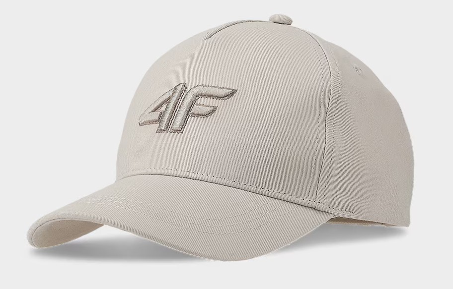 Кепка 4F BASEBALL CAP U388 4FJWSS25ACABU388-83S os бежевий