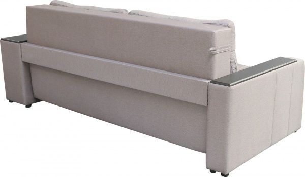 Диван прямий Кедр Плейн права ніша бежевий 2400x1030 мм