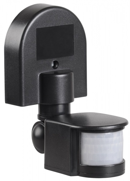 Датчик движения IEK ДД 008 180° 12м 1100W IP44 черный LDD10-008-1100-002