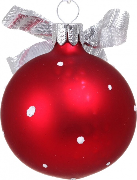 Шар новогодний символ года декупаж d 60 мм в ассортименте