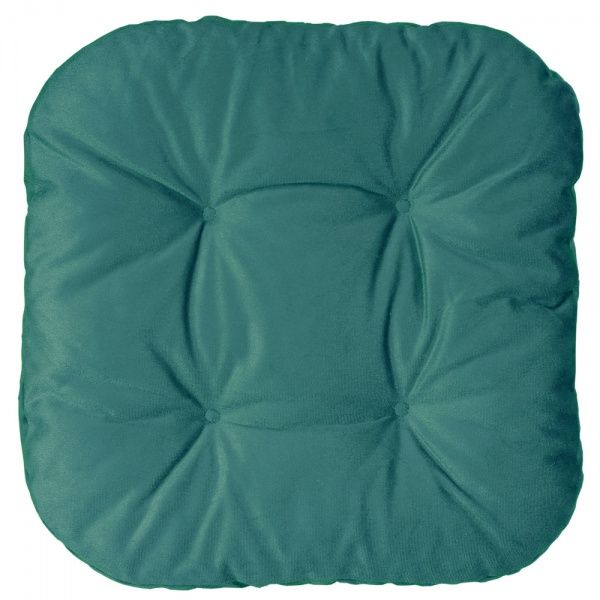 Подушка на стілець Безе 41х41х8 Flox 85 (смарагдовий)