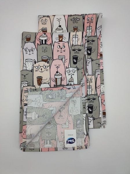 Полотенце Котики 35x61 см Simi разноцветный 