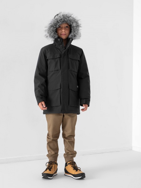 Куртка-парка 4F J4Z21-JKUM200-20S р.158 чорний