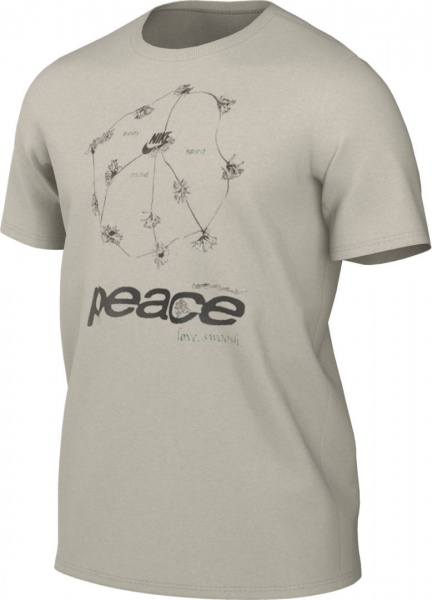 Футболка Nike M NSW SUST GRAPHIC TEE 2 DN5137-072 р.XL світло-сірий