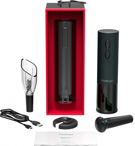 Штопор електричний Bolsena Smart Wine Opener Black (PWO101BK_EN) Prestigio