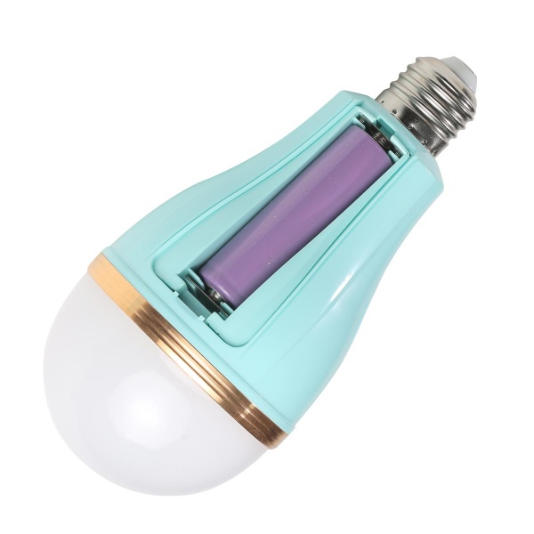 Лампа светодиодная Gway Y-3920 G бирюзовая+золото A60 20 Вт E27 220 В матовая 