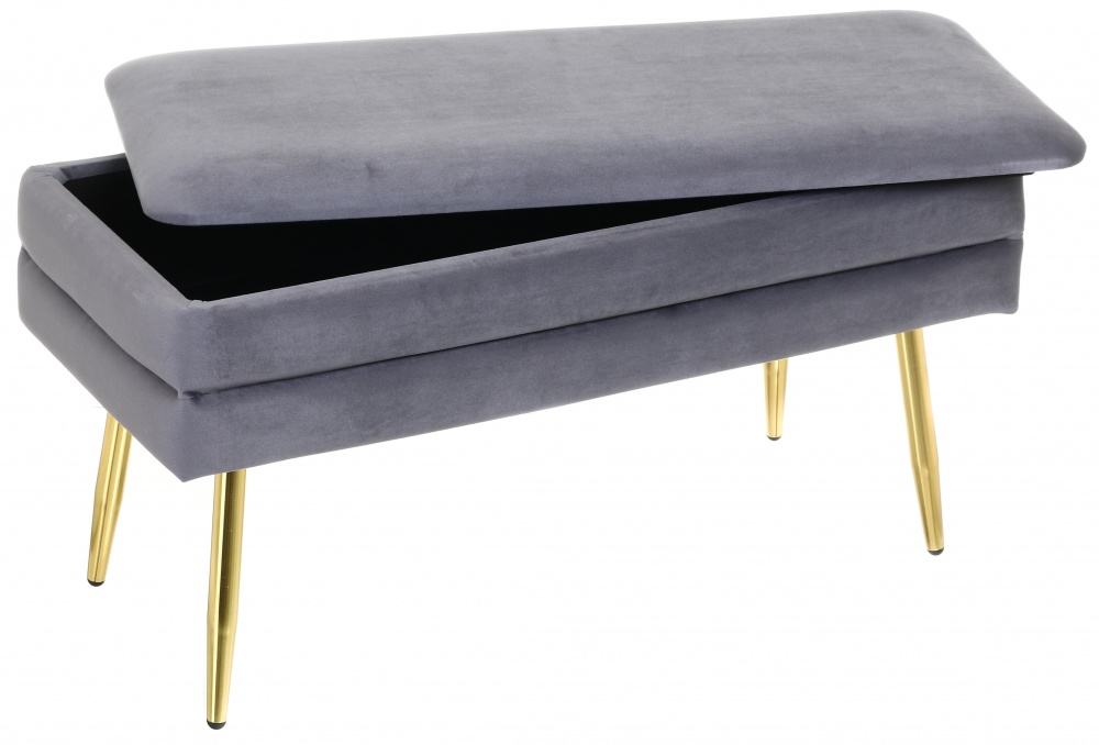 Пуф-банкетка KD 375х420х795 мм серый (VWF19A230VA-56A-M)