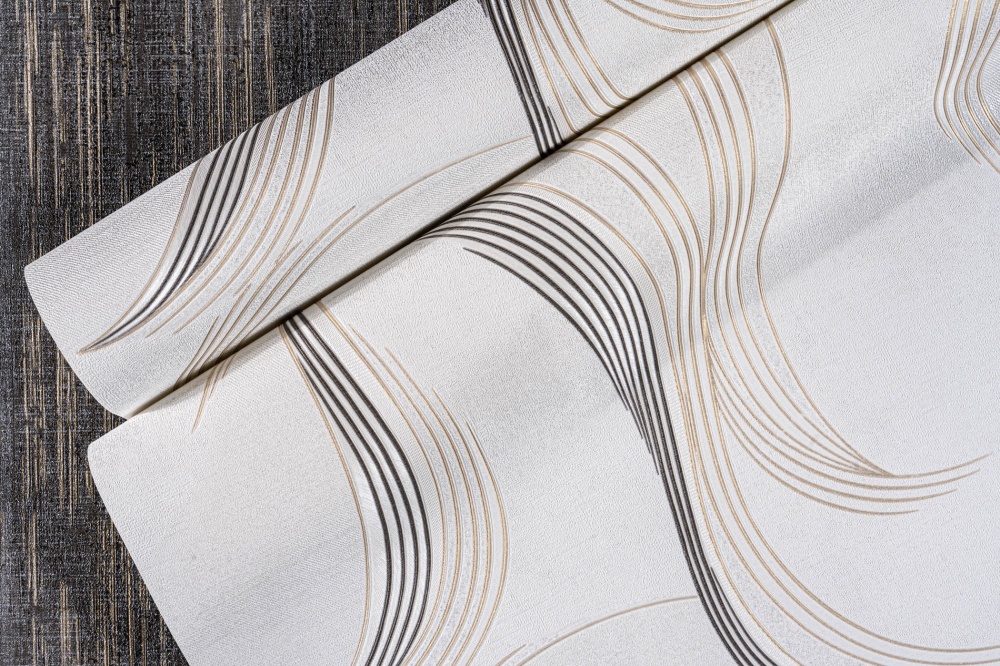 Обои виниловые на флизелиновой основе Славянские обои Le Grand platinum Мадейра 8751-05 1,06x10,05 м