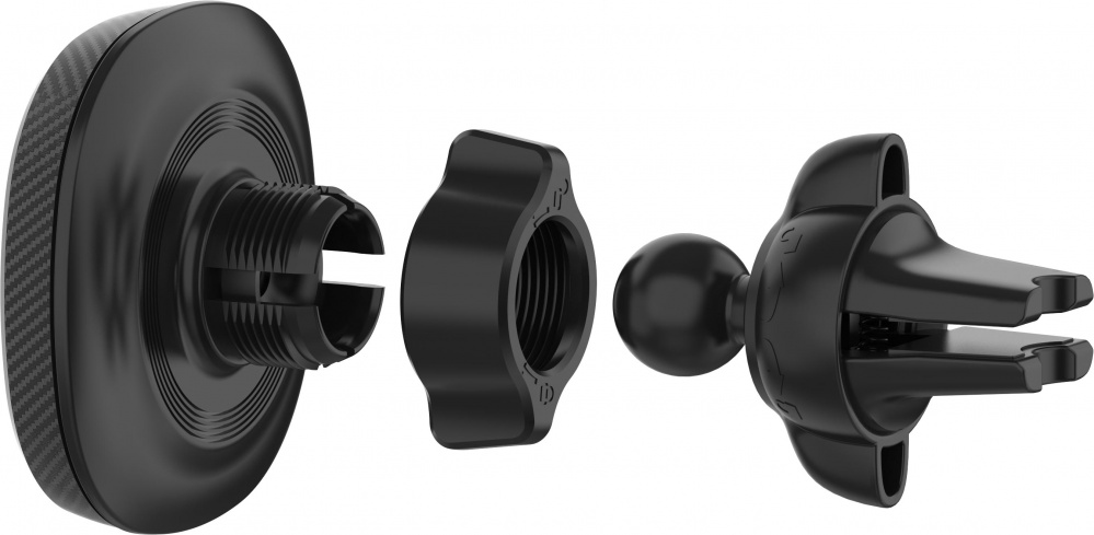 Тримач магнітний + Безпровідний зарядний пристрій для MagSafe Auto Assistance ProlIne AP-MS11 чорний