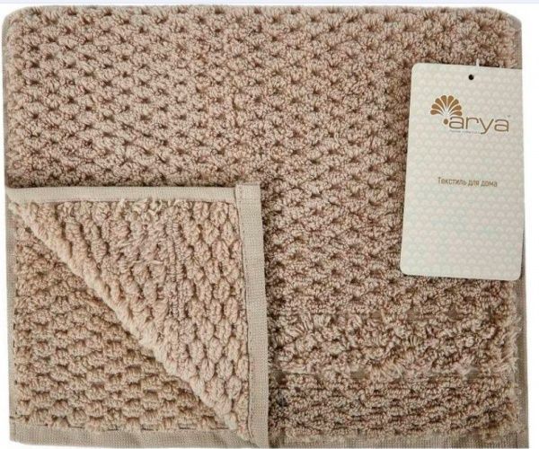 Рушник Arno (TR1001808) 50x90 см коричневий Arya 
