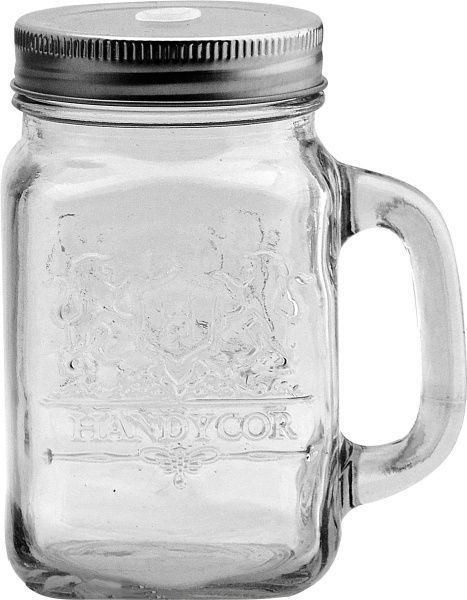 Кухоль 400 мл з соломкою ZBHH2032 GlassGo