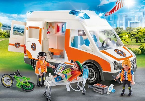 Конструктор Playmobil Швидка допомога зі світлом і звуком 70049