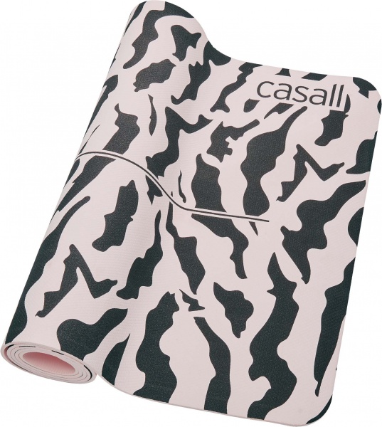Килимок для йоги Casall Esterilla Exercise Mat Cushion 5mm 183 х 61 х 0,5 см рожевий із чорним