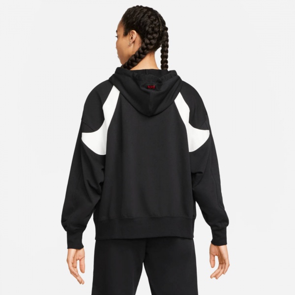 Джемпер Nike W NSW CRC50 FLC HOODIE DQ6224-010 р. S черный