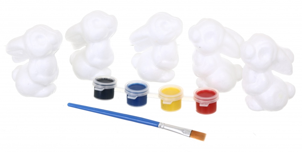 Набір Кролики з фарбами 4х6 см CX22-152A