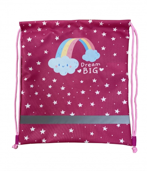 Экосумка-рюкзак ЗОЗ ЮА Эко-рюкзак под обувь 400х350 оксфорд Радуга