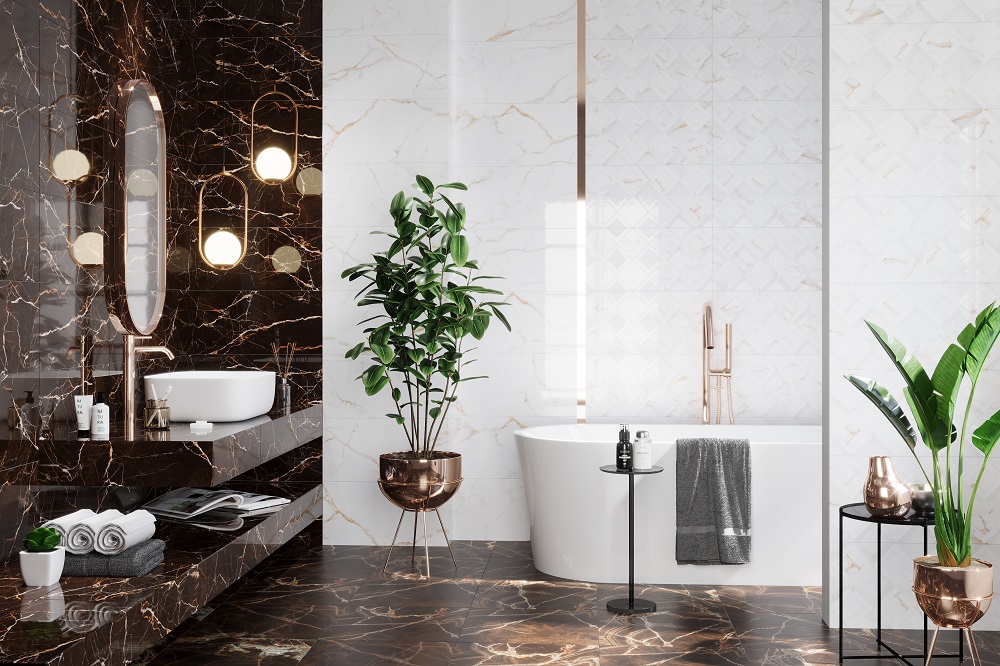 Плитка Allore Group Cesara White W M NR Glossy 30,8x60,8 см