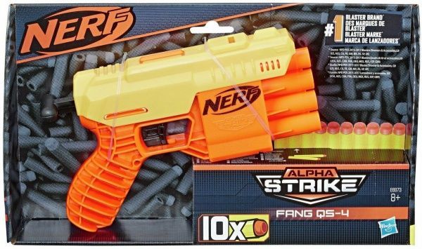 Бластер Hasbro Nerf Alpha Strike Fang QS-4 E6973