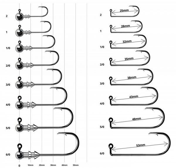 Джиг-головка некрашеная №5/0 4 г 1 шт. шар Gamakatsu