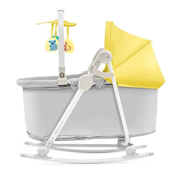 Шезлонг Kinderkraft качалка 5 в 1 Unimo желтый KKKUNIMYEL0000