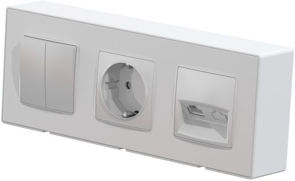 Розширювач Plank Electrotechnic для коробки накладного монтажу Nordic ABS-пластик PLK7001032