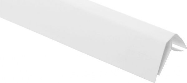 Угол внутренний ПВХ 3 м білий