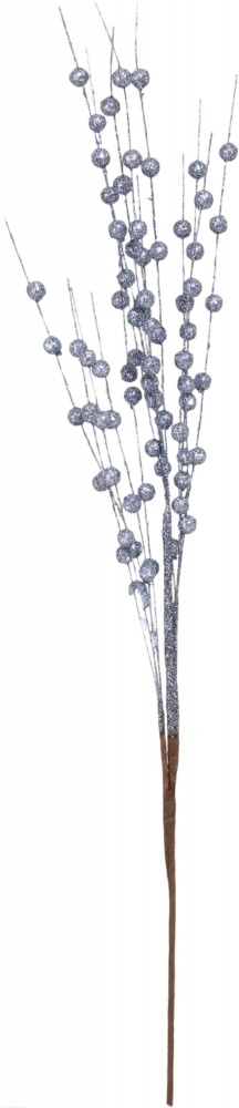 Декорация ветка с шариками цвет в ассортименте 73 см EPI-EYK13A6588-26 B#2/5/8/10