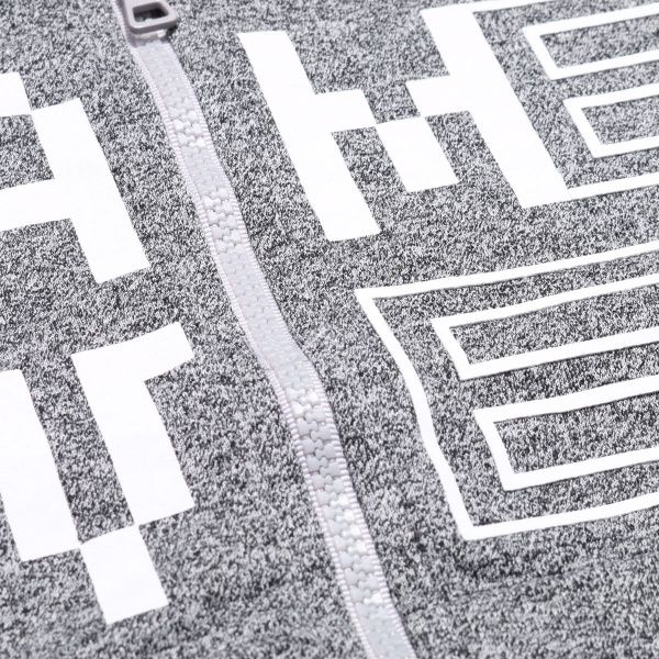 Свитшот LINCOLN&SHARKS р.164 серый с белым 