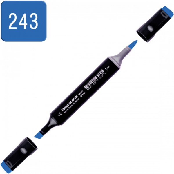 Маркер спиртовий FINECOLOUR EF102-243 ультрамарин 