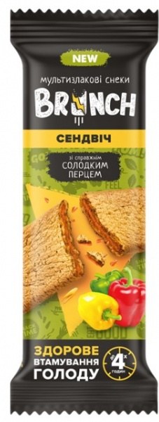 Печенье-сэндвич АВК Brunch со сладким перцем 47 г 47 г 