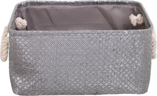 Кошик Dark Silver 32х26х16 см сірий
