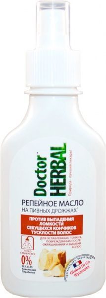 Масло Dr Herbal Репейное На пивных дрожжах 100 мл