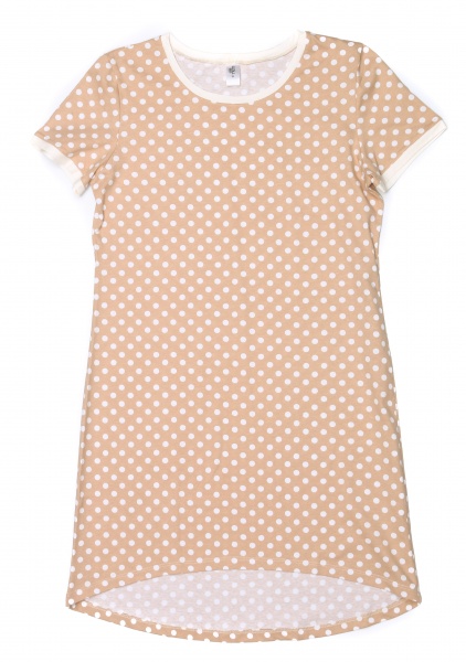 Туніка Trio Жасмін р. L бежевий із принтом 