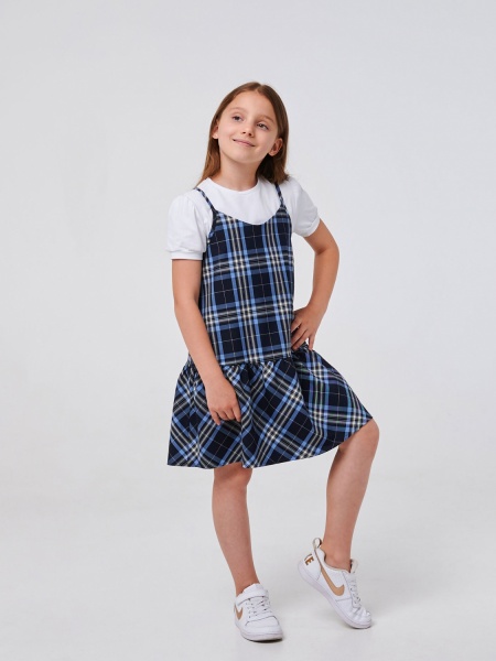 Сарафан Smil р.134 синий 120362 