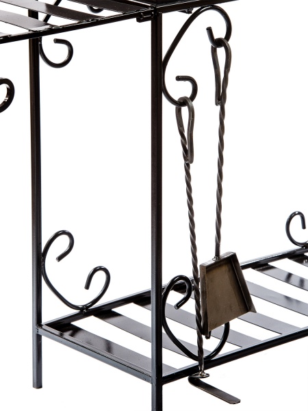 Комплект Metalzavod Мангал MA9-4D на 9 шампуров 4 мм с дровником и аксессуарами