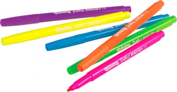 Маркеры для тканей Colorino Creative Neon 6 шт. 80071PTR разноцветный 