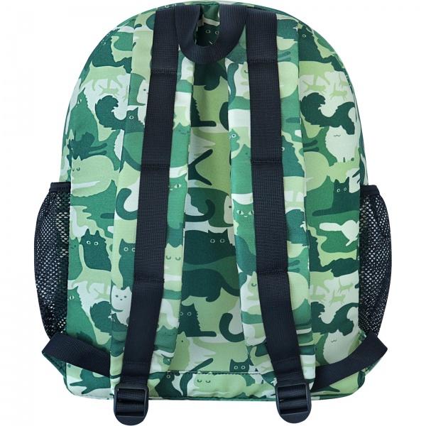 Рюкзак молодежный Bagland Cats хаки объем 17 л 533664/1362