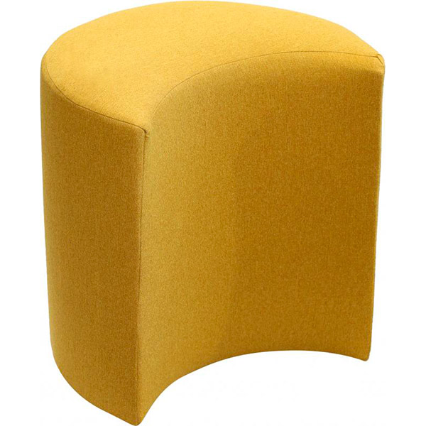 Пуф Марбет Півмісяць Look №17 40х40х24 см жовтий