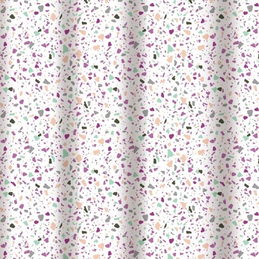 Шторка для ванны Dariana 180x180 см с кольцами H-1596