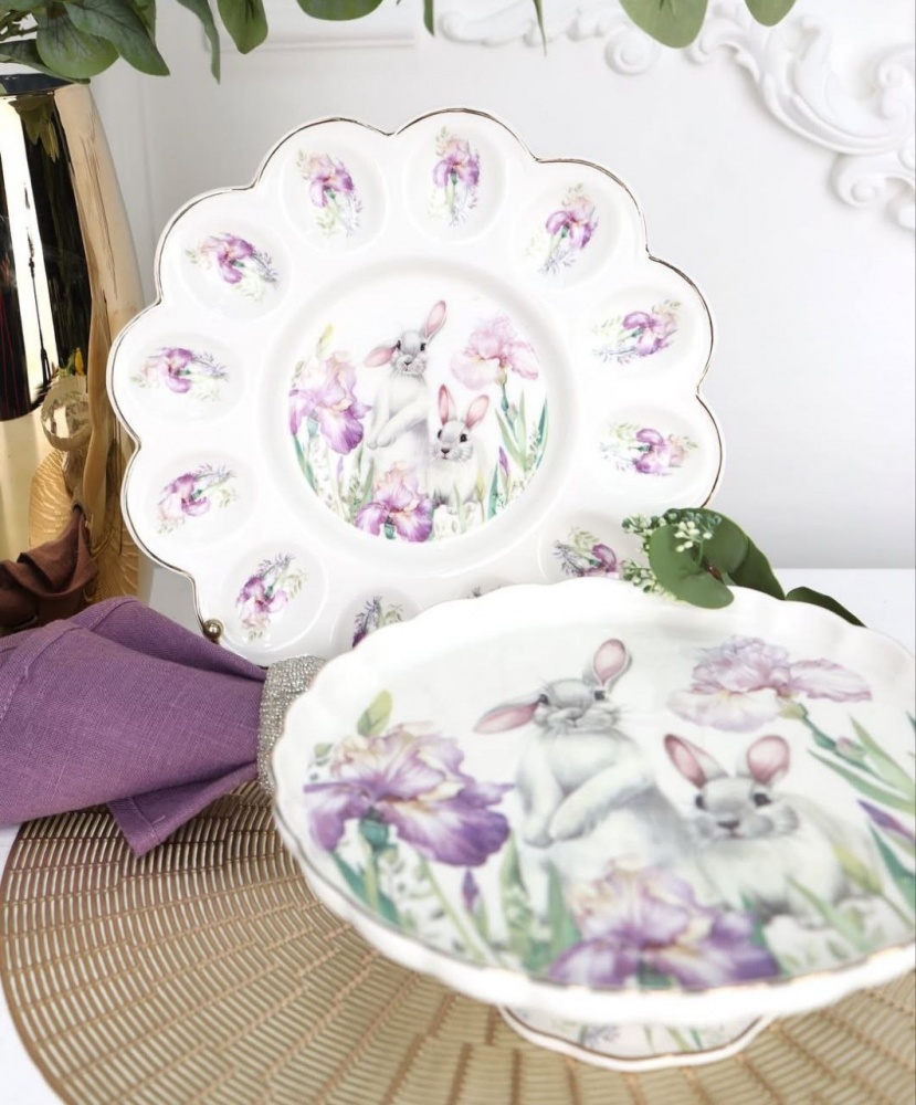 Подставка для яиц Lefard Bunny in Flowers 943-220