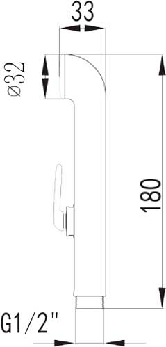 Лійка для біде Imprese B7002 