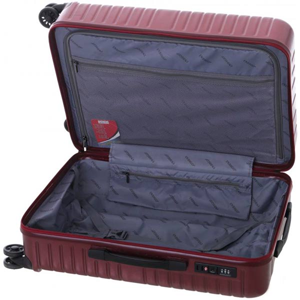 Чемодан Indigo 19104 60 л красный 60х43х26 см 